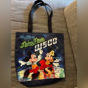 Rare Mickey Mouse Disco Tote Bag Imagineering Exclusive Halloween